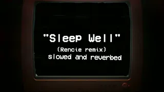 CG5 - Sleep well (Rencie remix) • Slowed and reverbed