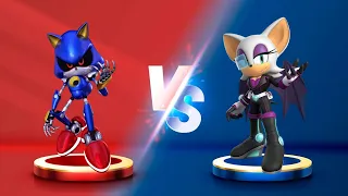 Sonic Dash - Metal Sonic VS Elite Agent Rouge _ Movie Sonic vs All Bosses Zazz Eggman