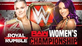 WWE 2k19 : ROYAL RUMBLE 2019 Ronda Rousey Vs Sasha Banks Match | Wwe 2k19 Gameplay 60fps 1080p HD