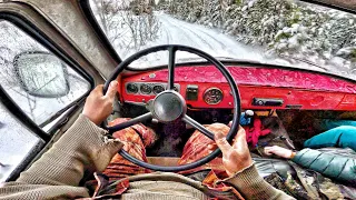 1995 UAZ 3741 "Loaf" (4WD Russian Classics) - POV TEST DRIVE