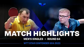 Felix Lebrun vs Yaroslav Zhmudenko | MS R64 | WTT Star Contender Goa 2023