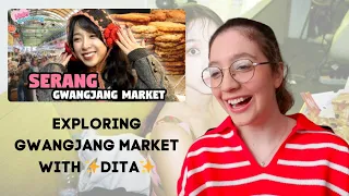 Dita At Gwangjang Market! Reaction