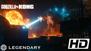 Godzilla vs Kong (2021) FULL HD 1080p - Godzilla attacks apex cybernetic scene Legendary movie clips