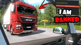 ★ IDIOTS on the road #57 - BANNED for one month - ETS2mp funny moments - Euro Truck Simulator 2