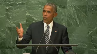 Obama Delivers Final Address to UN Gen. Assembly