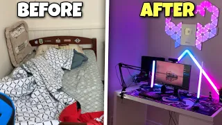 Turning My Messy Room Into My DREAM Gaming Setup!