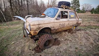 #OFFROAD на ТРЕХ КОЛЕСАХ, домой по болоту в быстром темпе