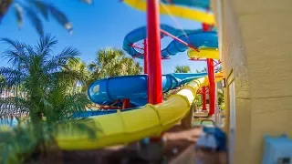 Fantasy World Resort  - Splashtacular Speed Slide | Yellow Waterslide Onride POV