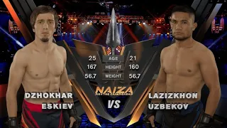 Лазизхон Узбеков vs Джохар Ескиев тулик жанги!