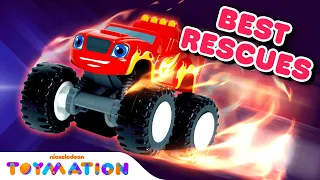 Blaze's BEST Rescue Moments Compilation! | Blaze and the Monster Machines Toys | Toymation