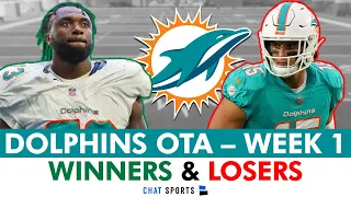 Miami Dolphins OTA Winners & Losers (Week 1) Led By Jaelan Phillips, Austin Jackson & Jaylen Wright