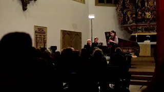 Lucie Horsch és Ton Koopman Bach koncert. Kaufmanns Kirche, Erfurt, Németország. 2023apr12.