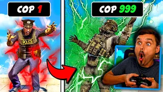 UPGRADING Cop to GOD SUPER COP in GTA 5! (WOW!)