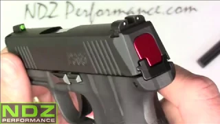 Sig P365 XL & SAS Custom Rear Slide Plate Install by NDZ Performance