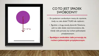 Swobodne spadanie ciał (fizyka, szkoła podstawowa)