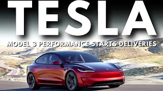 Model 3 Performance BEGINS Deliveries