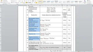 задание день 2 -подсчет объемов работ для ППР