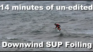 Unedited Downwind SUP Foiling in Torquay Road Knight to Point Danger