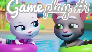 Talking Tom Pool Party Android / ios Gameplay #1