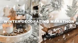 NEW COZY WINTER DECORATE WITH ME / DECORATING AFTER CHRISTMAS / COZY WINTER DECOR IDEAS