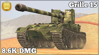 Grille 15 ☆ 8.6K Damage ☆ 6 Kills ☆ WoT Blitz