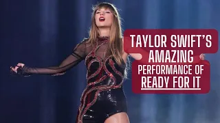 Taylor Swift Electrifies with '...Ready For It?' | A Stunning Performance in Tokyo Concert.