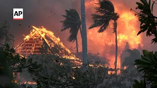 Historic Hawaii town destroyed by wildfire