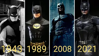 Evolution of Batman in Movies & TV (2021)