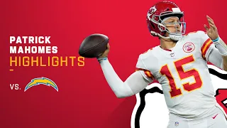 Patrick Mahomes' Best Plays in 410-yard Game | Chiefs vs. Chargers