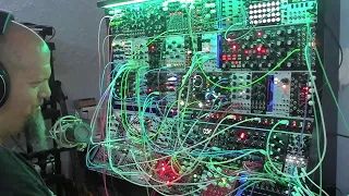 Eurorack modular - Sunday standard - ambient patching and performing, chatting