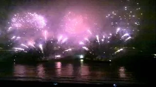 Reveillon Copacabana 2012 - Queima de fogos - Parte 1 - HD