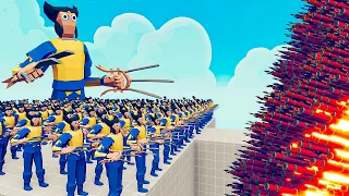 100x WOLVERINE + 1x GIANT vs EVERY GOD - Totally Accurate Battle Simulator TABS