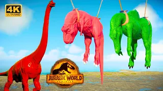 BATMAN Spinosaurus, Mosasaurus Feeding DINOSAURS: EVOLUTION OF Brontosaurus Jurassic Who will Win?