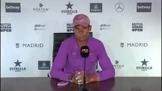Rafael Nadal Press conference / R3 Madrid Open 2021