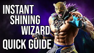 How To Instant Shining Wizard After Low Parry Quick Guide Tekken 7 - Bite Size