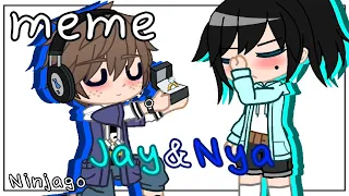 🌹| meme | Ninjago | Gacha Club | Jay&Nya |🌹