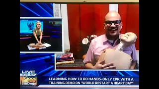 San Diego 2020 World Restart A Heart Day Hands Only CPR Training