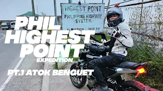 Highest Point Expedition Part 1 | Pampanga to Atok Benguet via Baguio and Halsema Hiway | Svartpilen