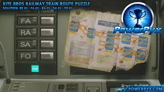Resident Evil 3 Remake - Kite Bros Railway Subway Route Puzzle Solution (Subway Office)