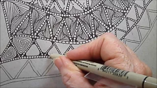 Drifts Tangle Pattern Lesson #146