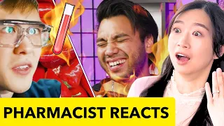 Pharmacist Reacts to Trash Taste and NileRed: Eating PURE Capsaicin (An ACTUAL Drug!)