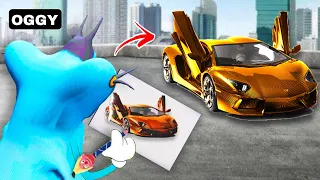 Oggy And Jack But Whatever Draw Comes To Real Life In GTA 5 😱 Oggy Game (GTA V MODS)