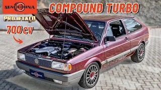 GOL BI TURBO COMPOUND COM 700CV É A COISA MAIS IMPRESSIONANTE QUE ANDEI!