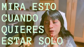 Estás harto de hablar y quieres que te dejen solo?