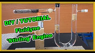 [TUTORIAL] DIY fluidyne thermoacoustic 'Stirling' engine (step by step instructions) "OXIMORON"