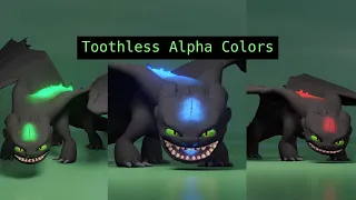 Toothless Alpha Colors | Blender 3D Animation