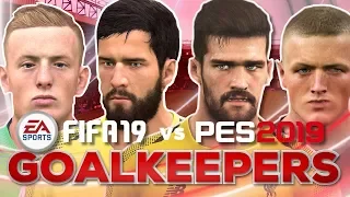 FIFA 19 vs PES 2019 Goalkeepers Comparison