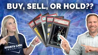 5 Sports Cards: BUY, SELL, OR HOLD?? (buy Tim Duncan before the Hall of Fame?) 📈📉🔥