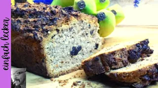 Bananen Brot...  , DIY schnell selber backen,