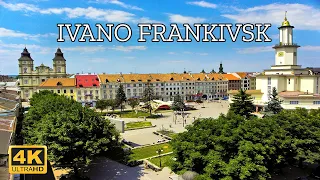 Ivano frankivsk, Ukraine 🇺🇦 | 4K Drone Footage